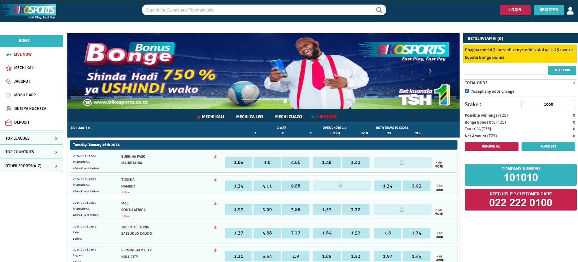 biko sport download - Login