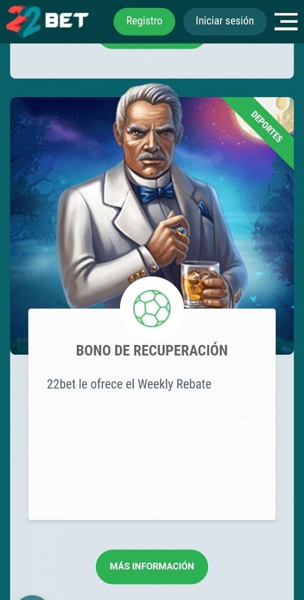 22Bet App móvil