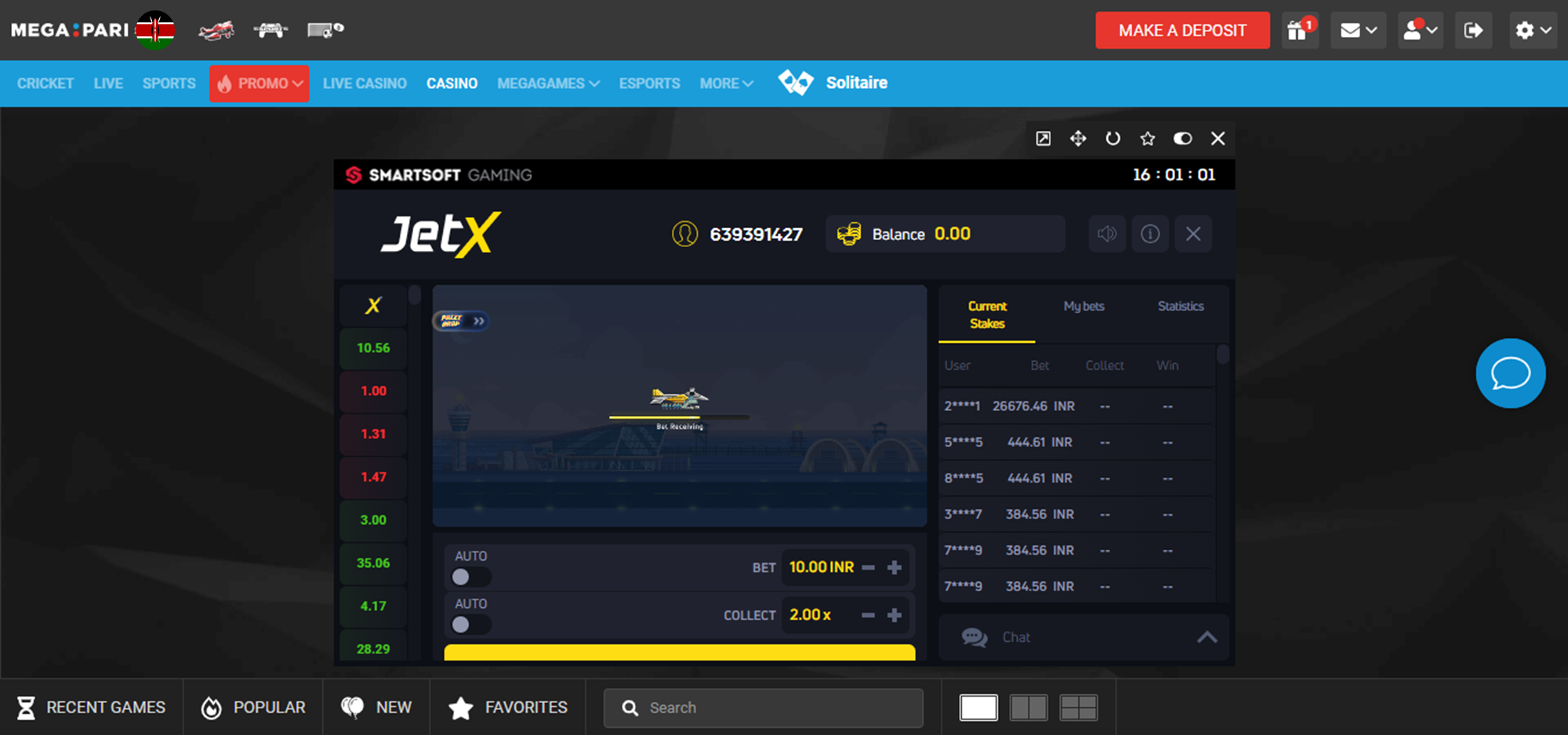 JetX Megapari Kenya