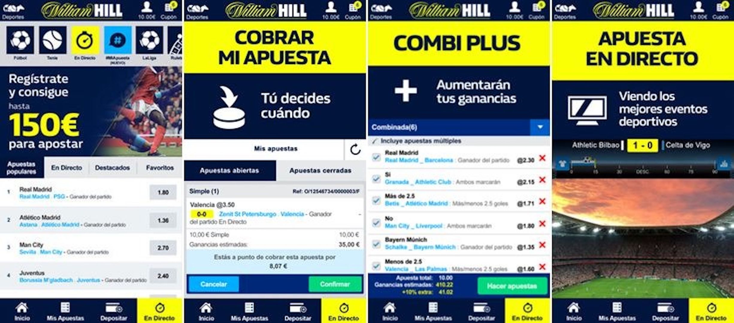 App movil William Hill