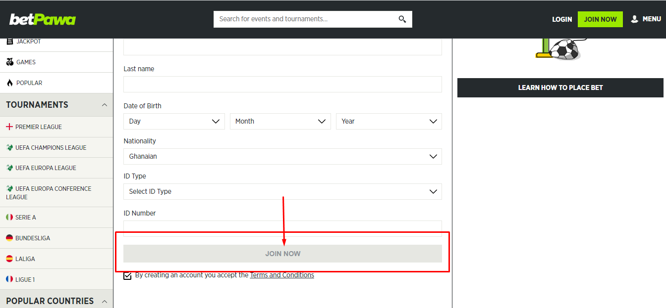 Crown Off The Sign-Up Process