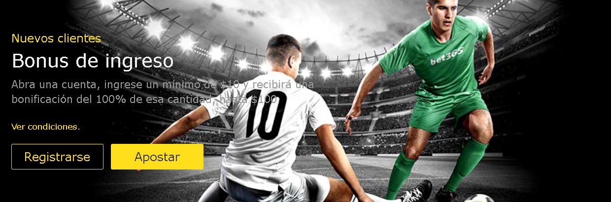 Bet365 Colombia ofrece un bonus de ingreso de hasta $100 USD