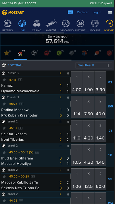 Download Betika App latest version vs Mozzartbet Android App