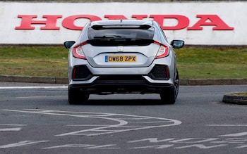 Honda car at Swindon plant 