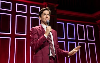 John Mulaney performing in 2023