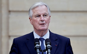 Newly appointed Prime minister Michel Barnier