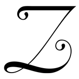 Monogram Letter Z - 1