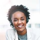 woman working at a help desk