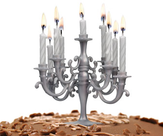 Candelabra Cake Topper