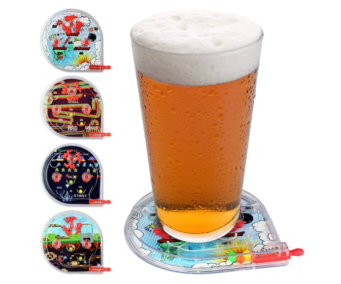 Pinball Drink Coasters