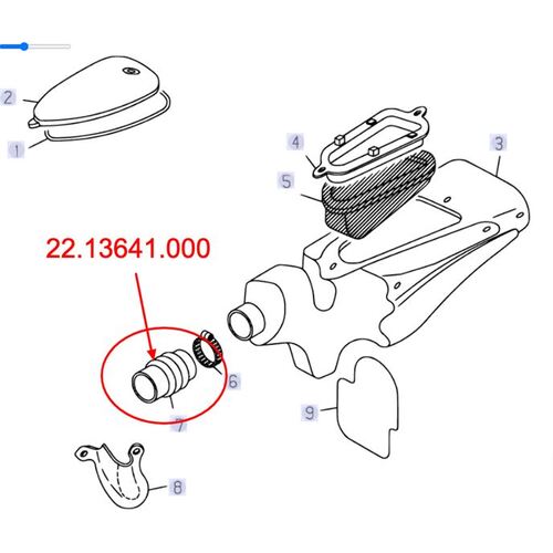 Beta Rev3 Inlet Rubber boot