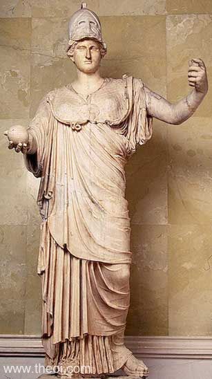 Pallas Athena | Greco-Roman marble statue C2nd A.D. | State Hermitage Museum, Saint Petersburg