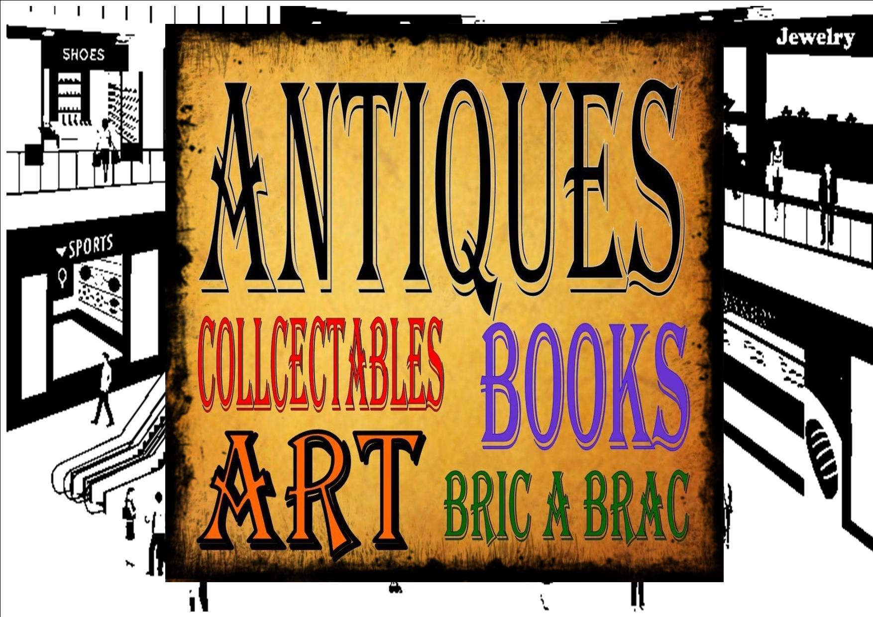 Antiques And Collectables Sign