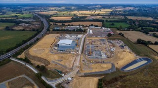 The 20-hectare converter station site in Swardeston, Norfolk, where one of Europe’s largest battery storage systems is planned