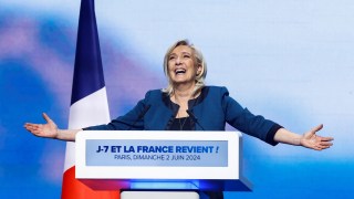 Marine Le Pen denied reports she had been consulted by Macron over the appointment