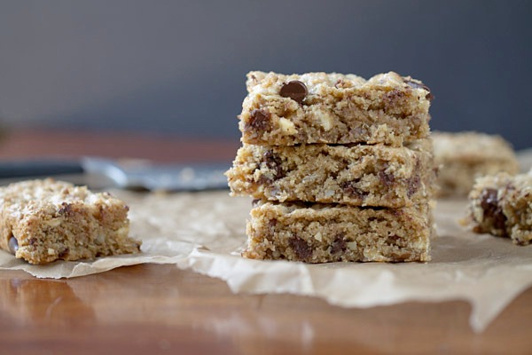 Congo Bars: these extreme blondies are loaded with toasted coconut, chopped pecans, chocolate chips and white chocolate chips. A delicious treat for any coconut lover!