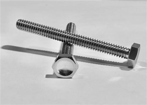 1/4"-20 x 2-1/2" Fully Threaded Hex Head Bolt