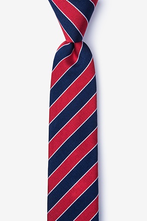 _Fane Red Skinny Tie_