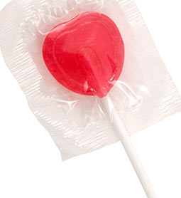 Heart Shaped Lollipops