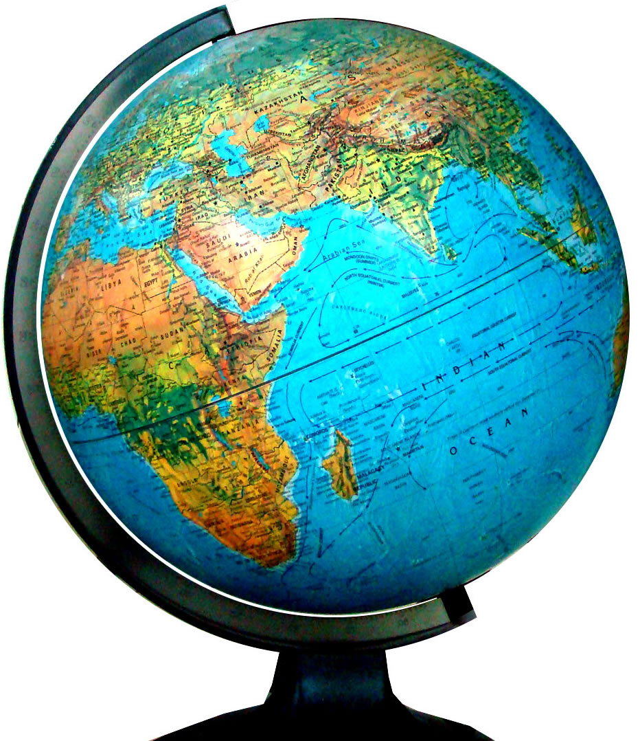 World Globe Map - Wayne Baisey