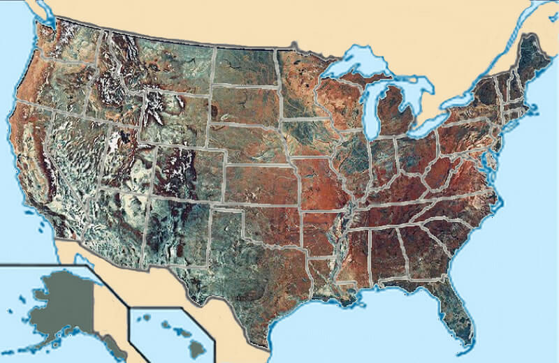 US Topographic Map