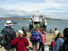 Boarding at Iona