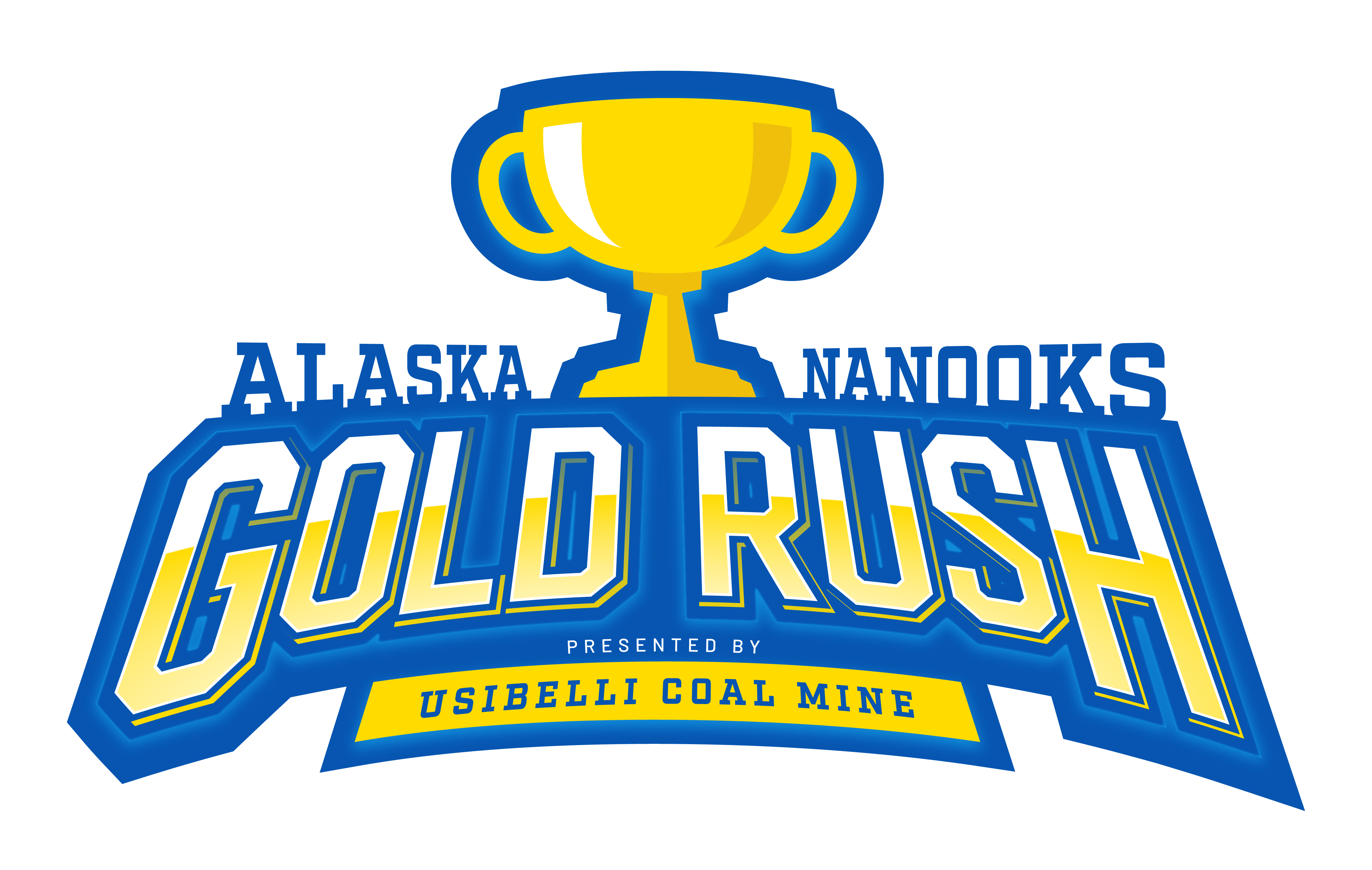 Alaska Nanooks Gold Rush logo designed by Hatty Design