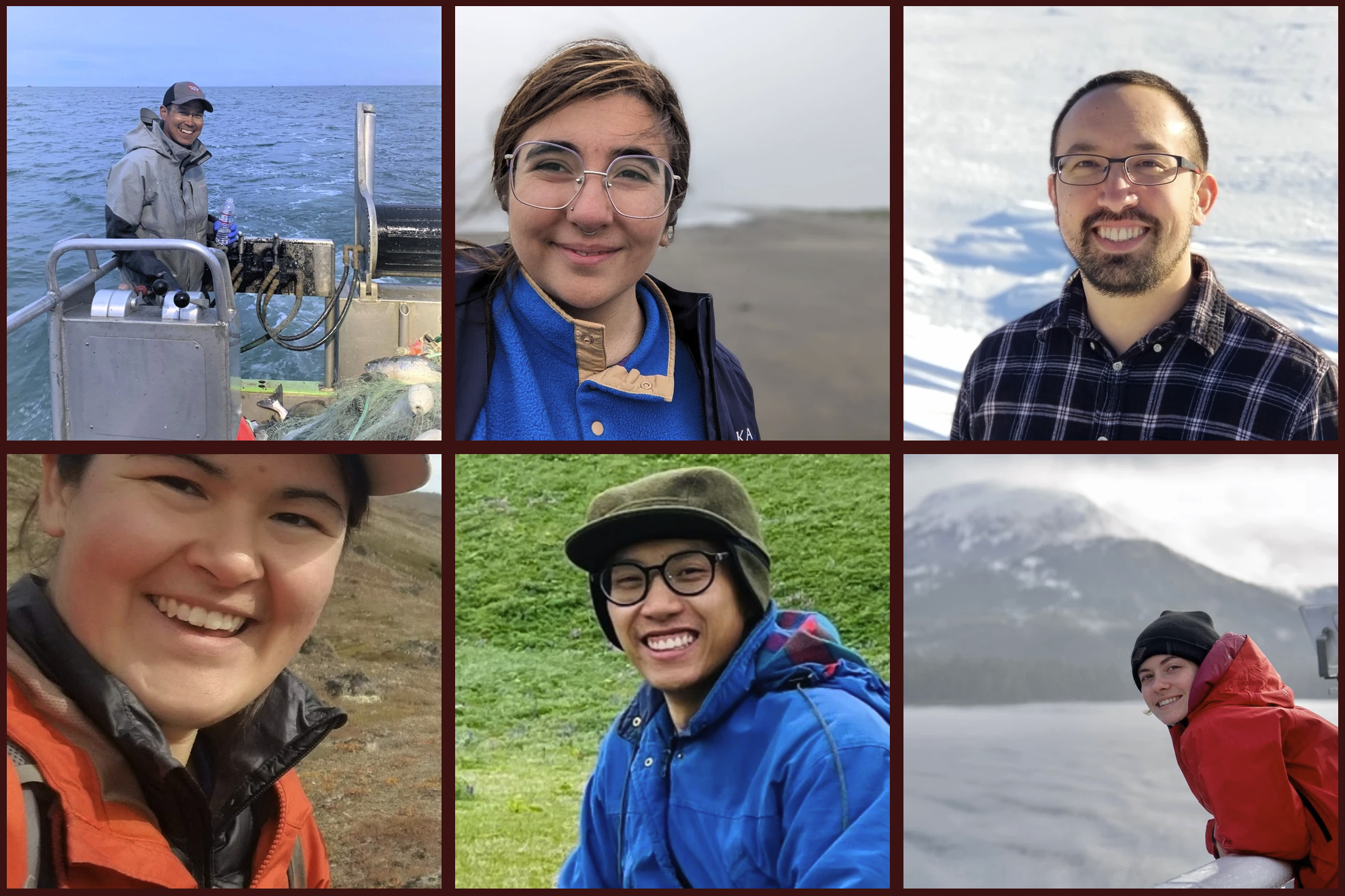 New Tamamta fellows Alex Jenkins, Chris Tran, Craig Chythlook, Hanna Hellen, Justin Leon and Rachel Lekanoff