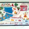 beautyful painting by school children