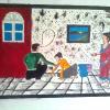 beautyful painting by school children