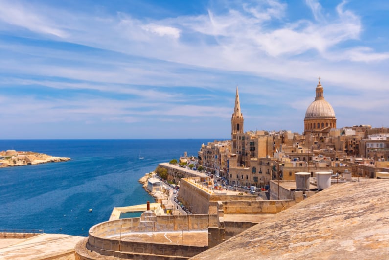 View of Valletta, Malta's capital city