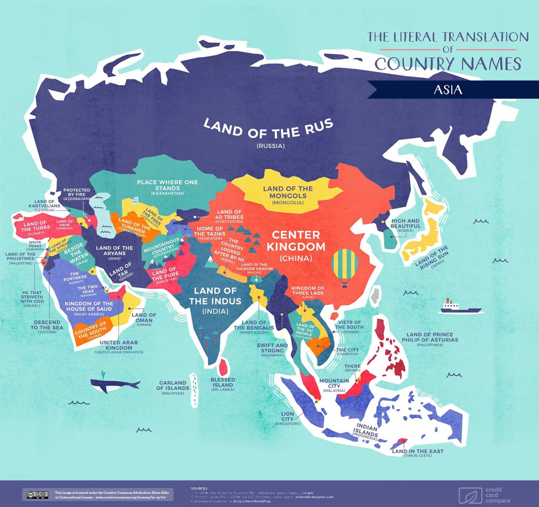 Asia Map Countries Only