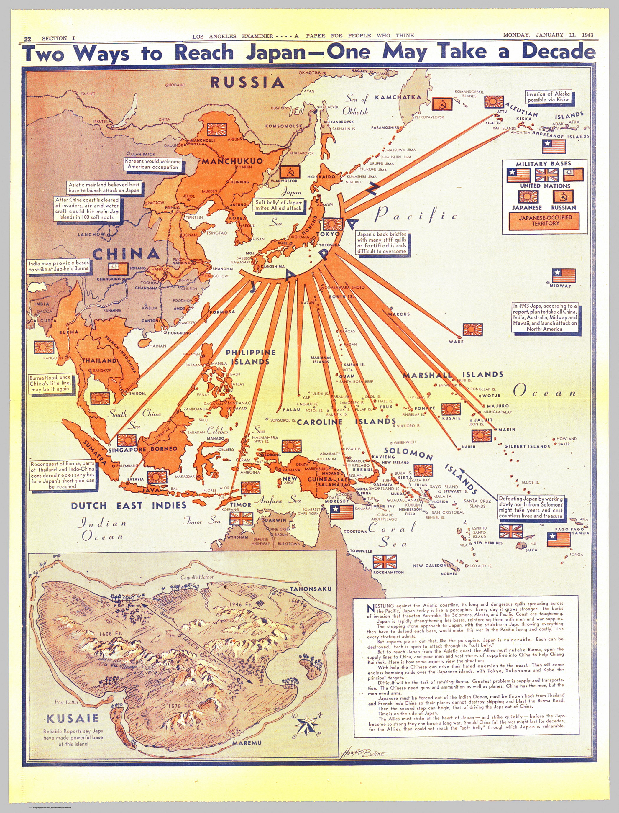 World War 2 Japan Map - United States Map