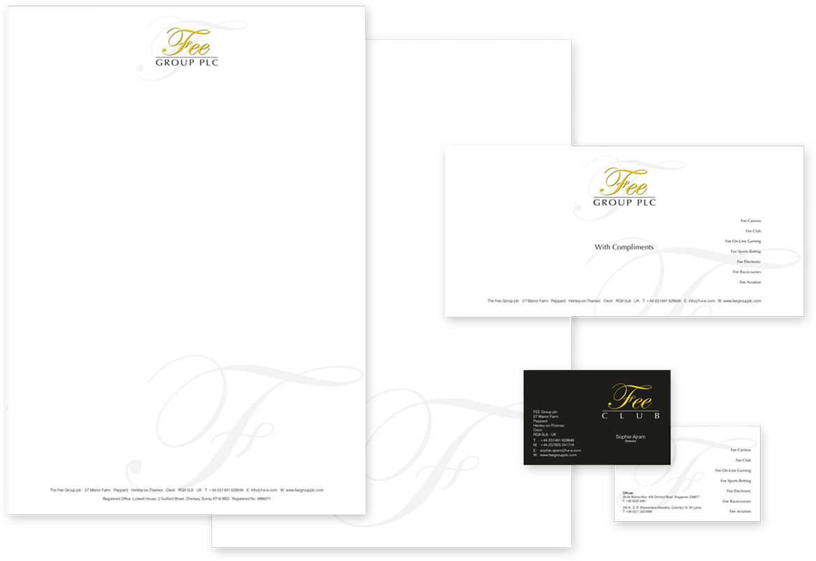 Fee Stationery