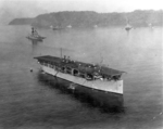 USS Langley, USS Mississippi, USS New Mexico, and others at anchor off Culebra island, Puerto Rico, 18 Mar 1926