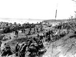 American troops and equipment on Tinian, Mariana Islands, Jul or Aug 1944