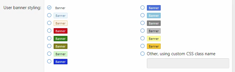 Resource 'Creating custom User banner styling'