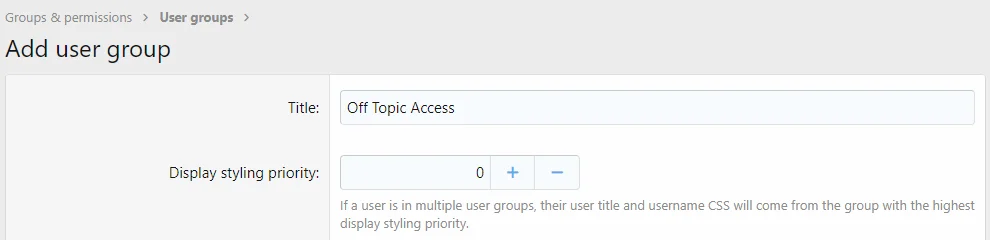 Resource 'Using Custom user fields with User group promotions'