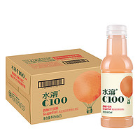 农夫山泉 NONGFU SPRING 水溶C100复合果汁饮料西柚味445ml*15瓶