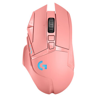 罗技 logitech G502 LIGHTSPEED 双模2.4G/有线鼠标 25600DPI 蜜桃粉