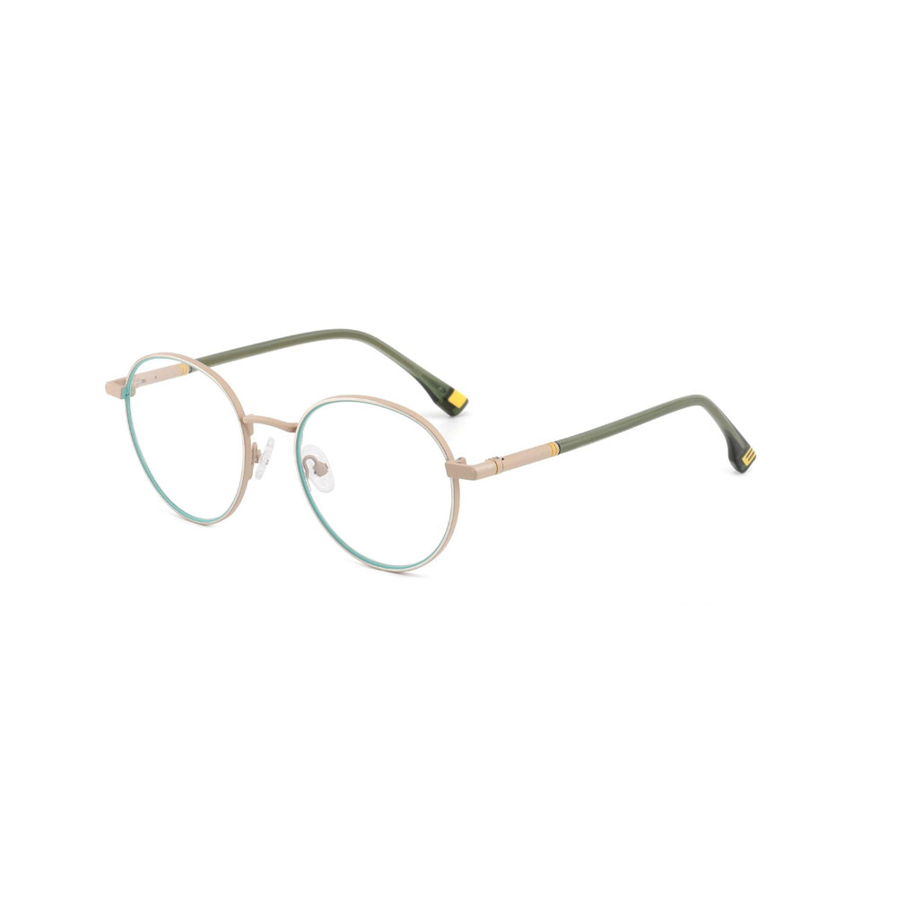 Gd Metal Elegant Round Eyeglass Frames Coloful Optical Spectacles Eyeglasses Frames