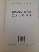 Granatowa załoga - Wincenty Cygan  wydanie w Londynie 1955 rok