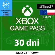 XBOX GAME PASS ULTIMATE 30 DNI 1 MIESIĄC + GOLD PL