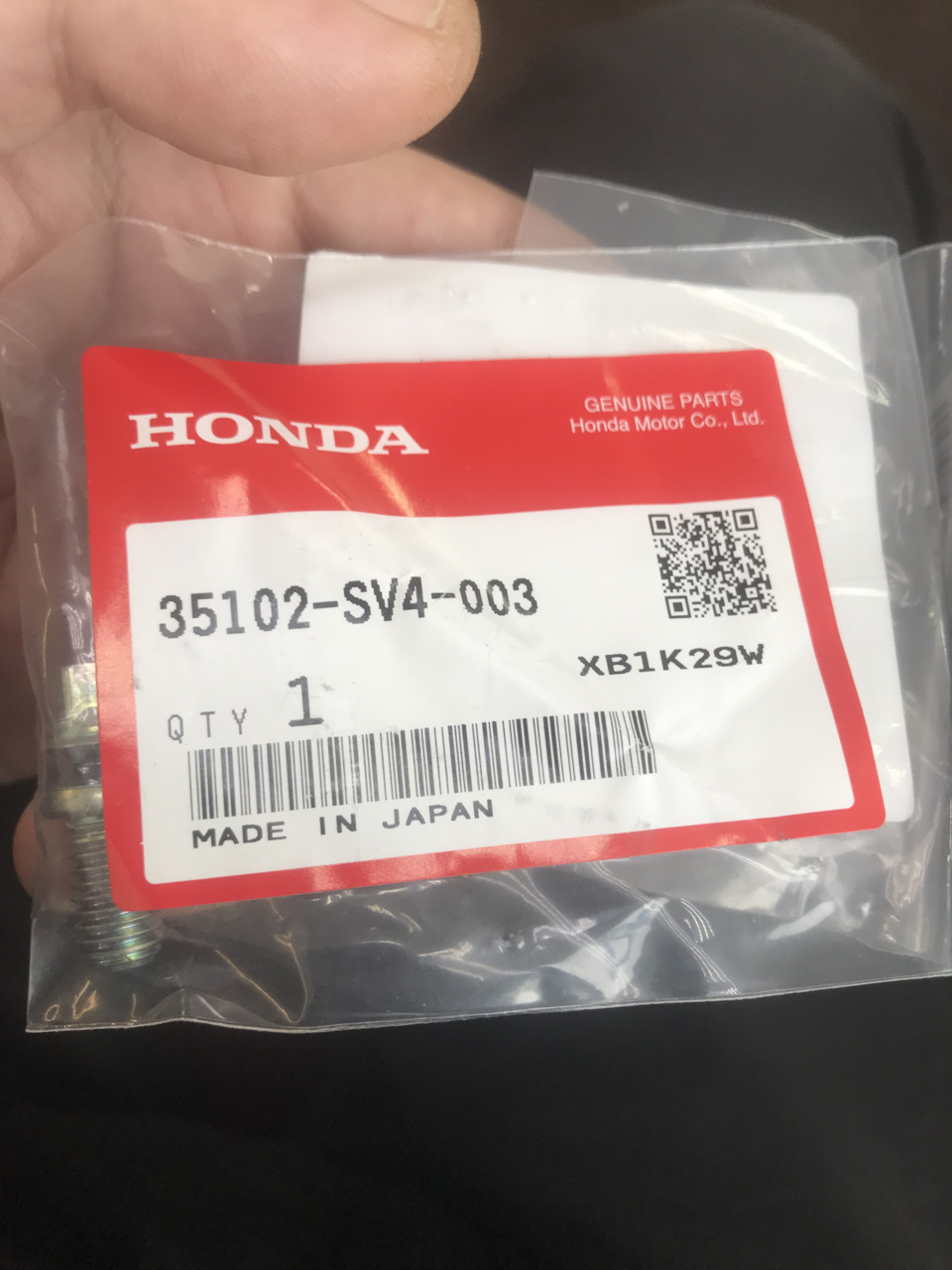 Запчасти на фото: 35102SV4003. Фото в бортжурнале Honda Accord (7G)