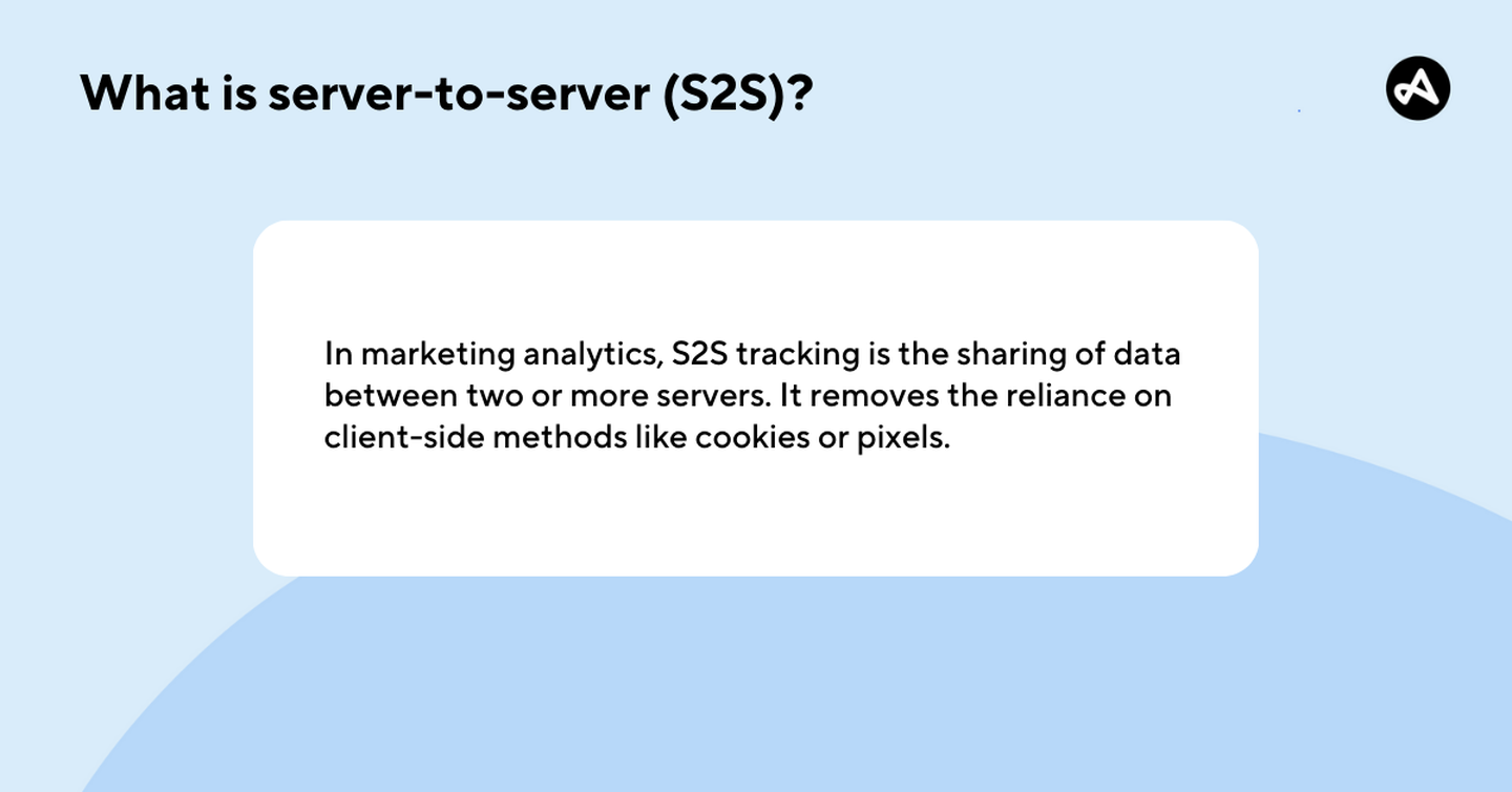 S2S meaning in marketing - the definition of server-to-server or S2S.