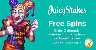 Juicy Stakes Casino Features Bonuses on New Game and No Deposit Spins