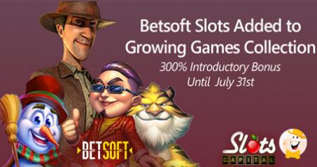 Slots Capital Adds 5 New Betsoft Games and $7500 in Bonus Cash