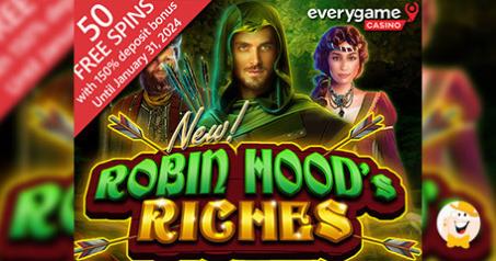 Everygame Casino Gives Players 50FS to Check Out Robin Hood’s Riches