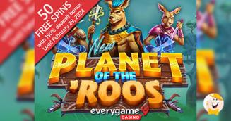 Everygame Casino Exposes Bonuses with a New Slot Planet of the 'Roos
