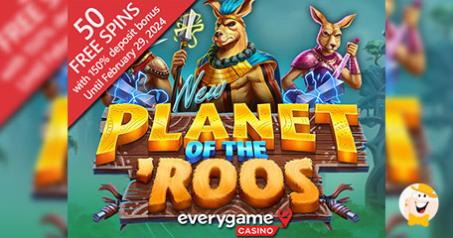 Everygame Casino Exposes Bonuses with a New Slot Planet of the 'Roos